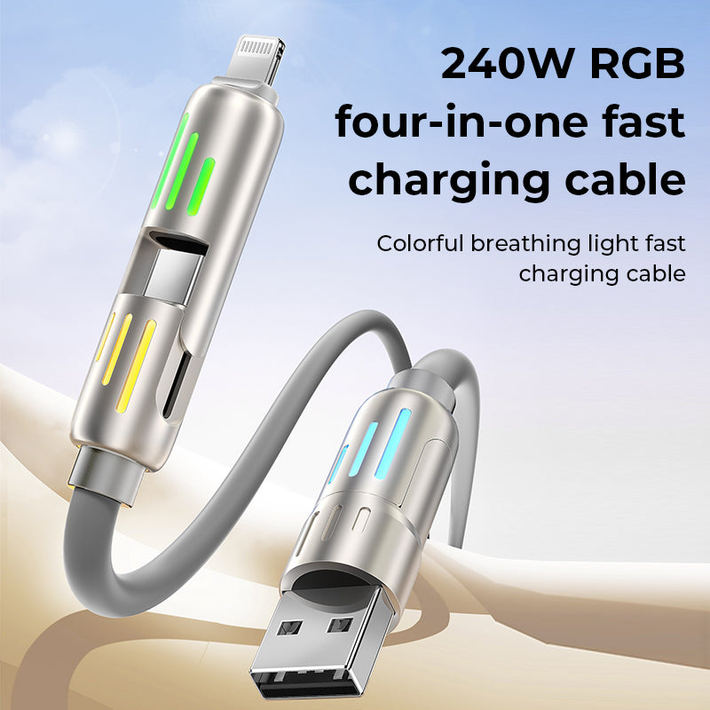 240 W 4-in-1 USB-C-Kabel