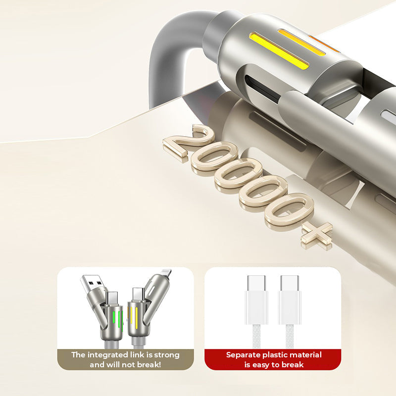240 W 4-in-1 USB-C-Kabel