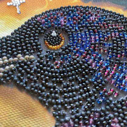 Raven DIY Bead Embroidery Kit