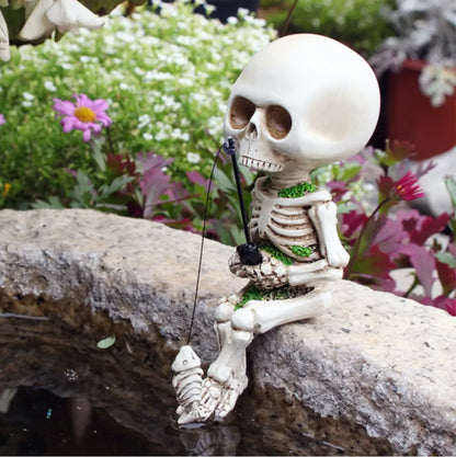 🔥Fishing Skeleton Garden Accessory