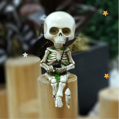 🔥Fishing Skeleton Garden Accessory