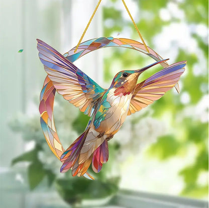 🔥Last Day Promotion 49% OFF🎁Hummingbird Suncatcher Colorful Window Hanging