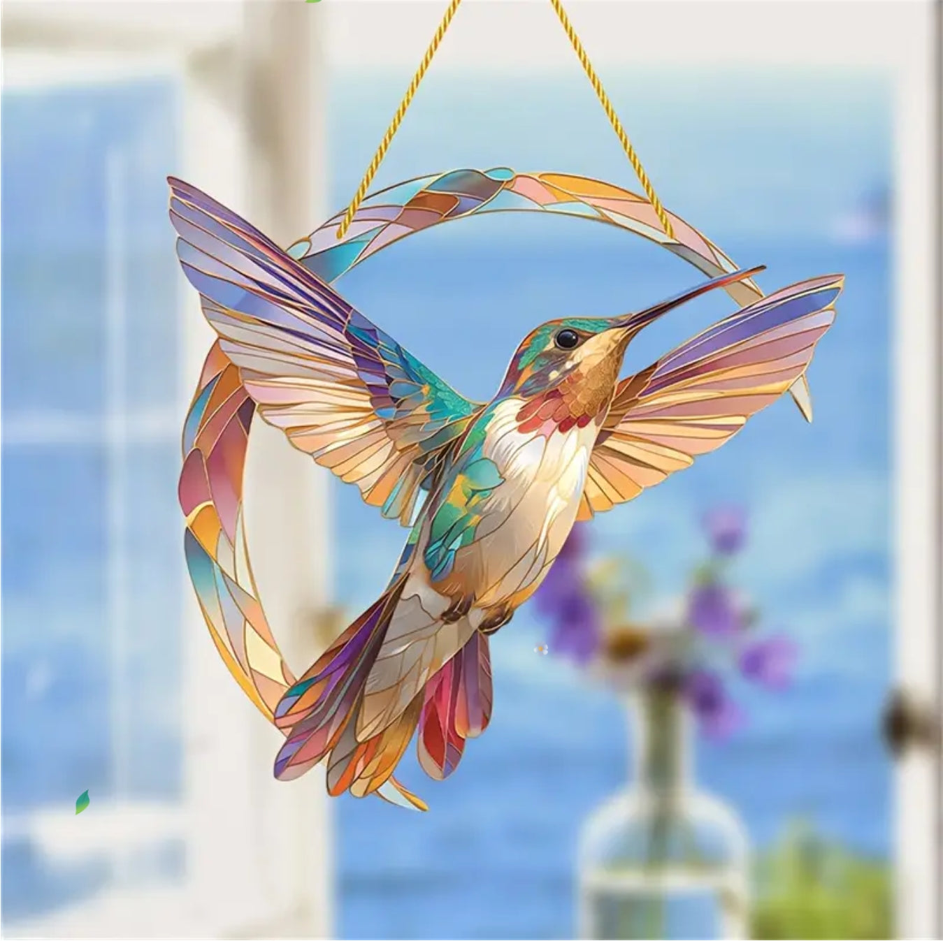 🔥Last Day Promotion 49% OFF🎁Hummingbird Suncatcher Colorful Window Hanging