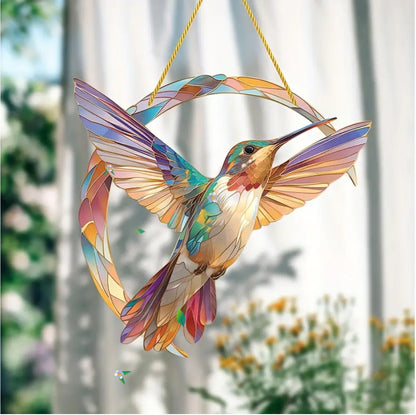 🔥Last Day Promotion 49% OFF🎁Hummingbird Suncatcher Colorful Window Hanging