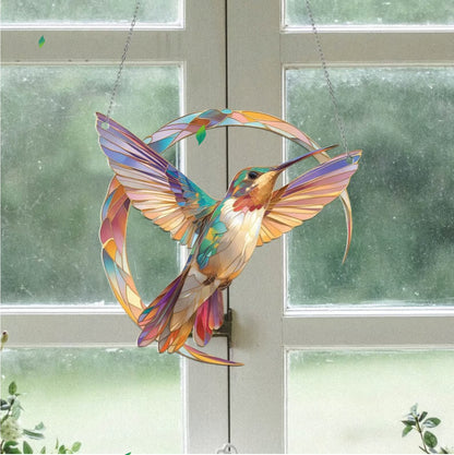 🔥Last Day Promotion 49% OFF🎁Hummingbird Suncatcher Colorful Window Hanging